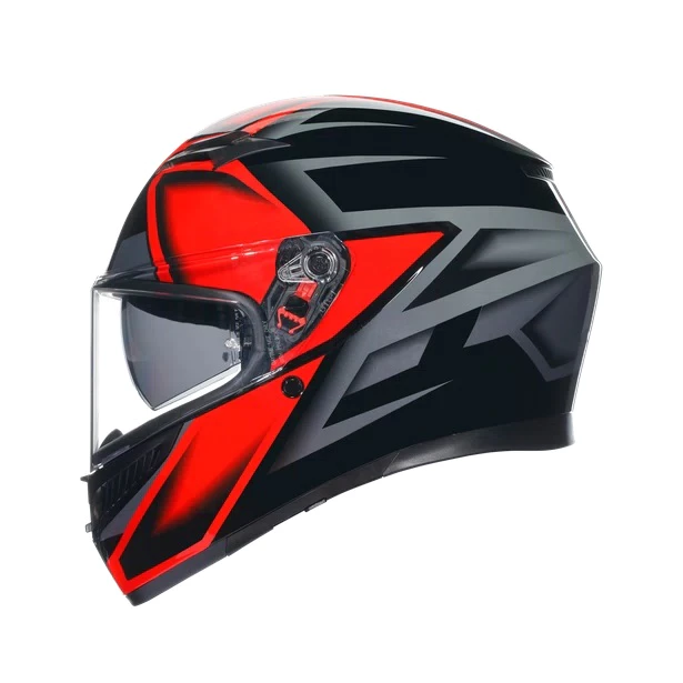 AGV K3 COMPOUND BLACK RED 亮黑紅 內墨片 全罩安全帽 亞洲版 公司貨 附鴨尾