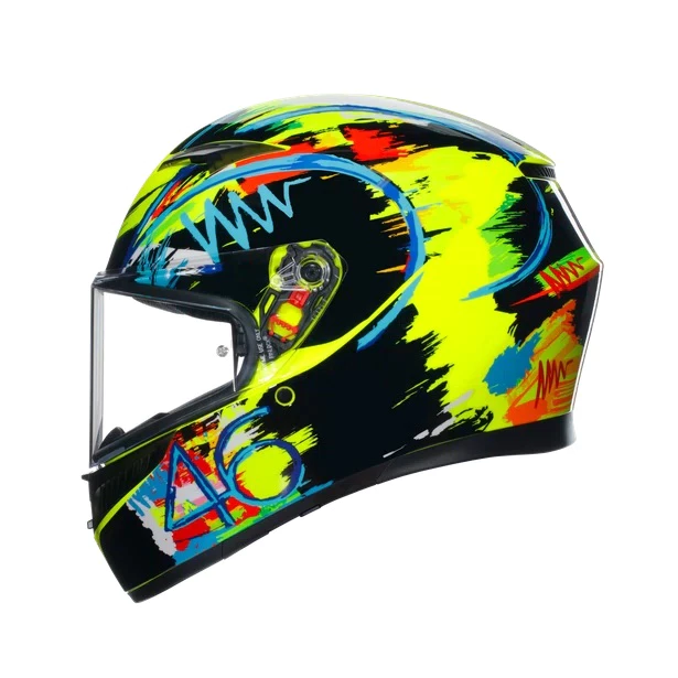 AGV K3 ROSSI WINTER TEST 2019 羅西 內墨片 全罩安全帽 亞洲版 公司貨 附鴨尾