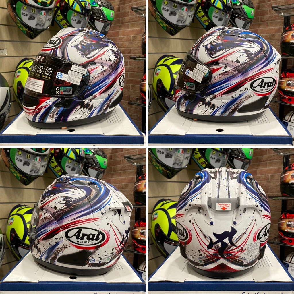  ARAI RX-7X KIYONARI TRICO 清成龍一 水墨龍 全罩 安全帽 RX7X 公司貨