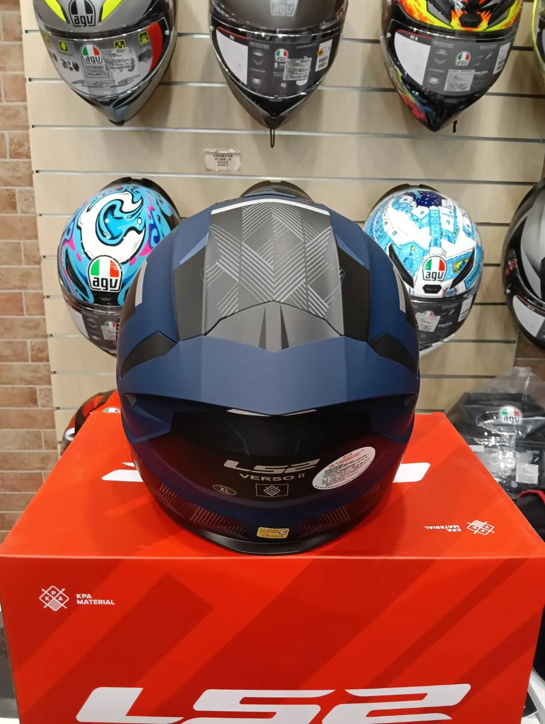 西班牙 LS2 OF618 VERSO II AIR 消光藍 排齒插扣 內墨鏡 耳機槽 全拆洗 半罩安全帽