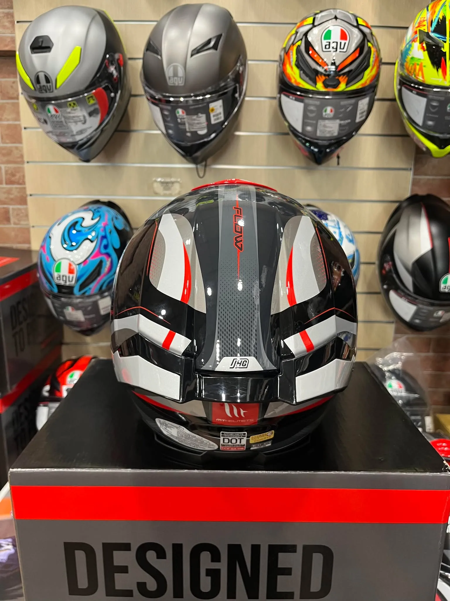 西班牙 MT THUNDER 4 SV 雷神4 黑灰紅洪流 全罩 安全帽 進口帽 亞版 公司貨