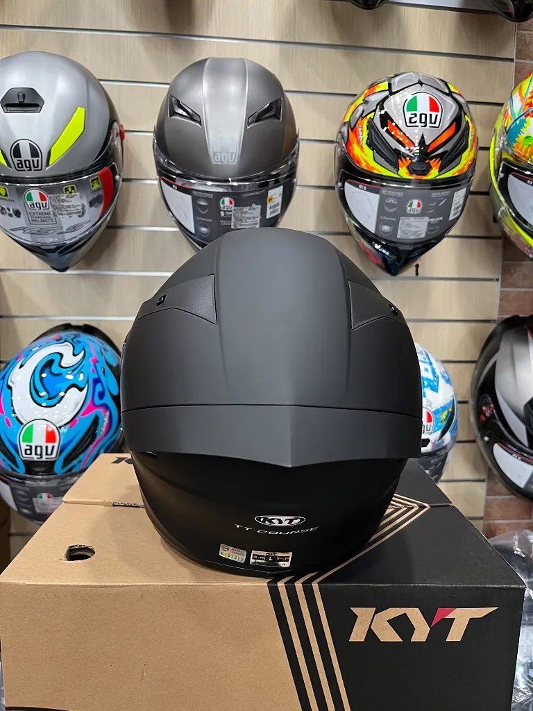 KYT TT-Course TTC 素色 #霧面黑 消光黑 MATT BLACK 全罩式 安全帽