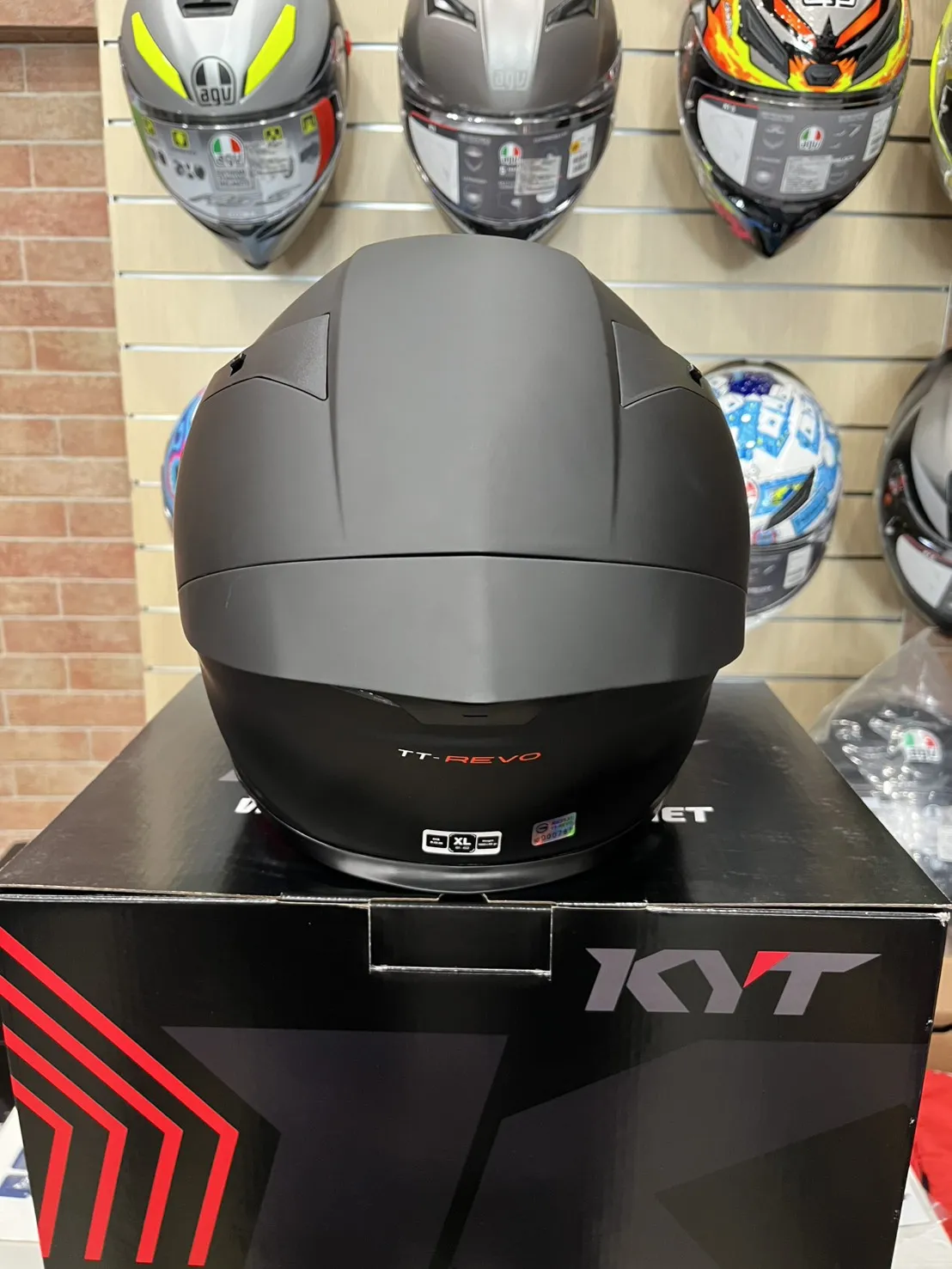 KYT TT-REVO TT-R 素色 霧面黑 消光黑 全罩式 安全帽 送燻黑押尾 公司貨 TTR