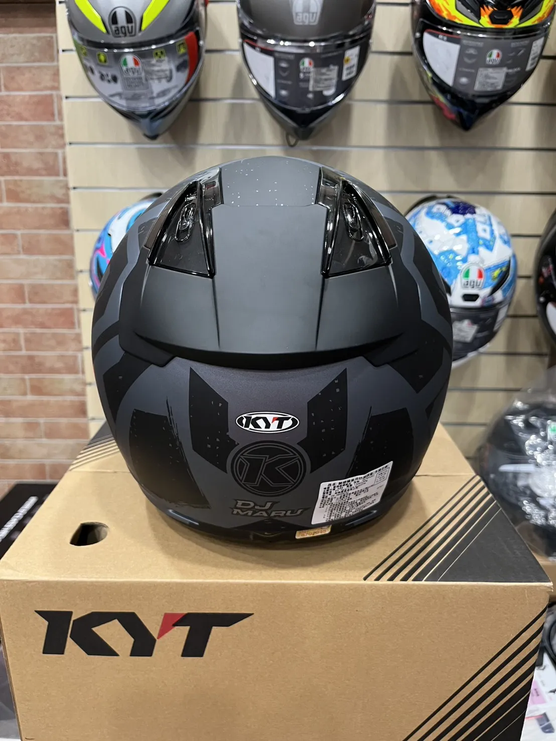 KYT DJ MARU DJM #16灰 霧面 半罩安全帽 透氣通風 3/4罩 通勤帽 公司貨