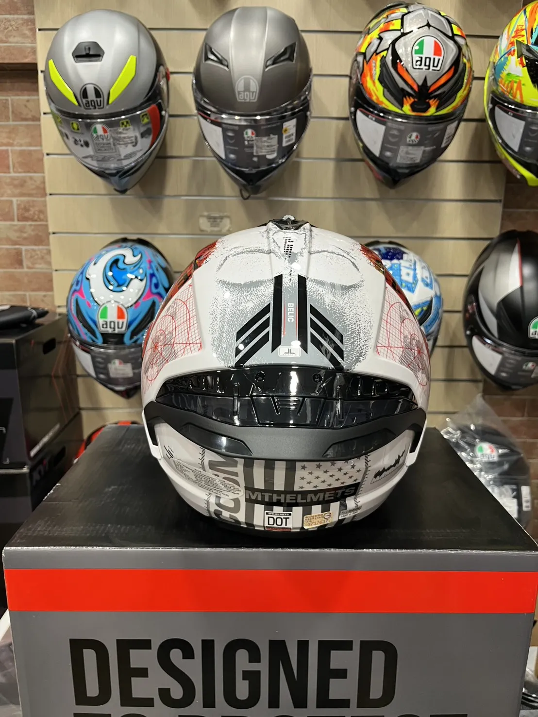 西班牙 MT COSMO SV 星際 灰白棕迷戀 3/4半罩 安全帽 快拆式鏡片 內墨鏡 鴨尾 亞版公司貨