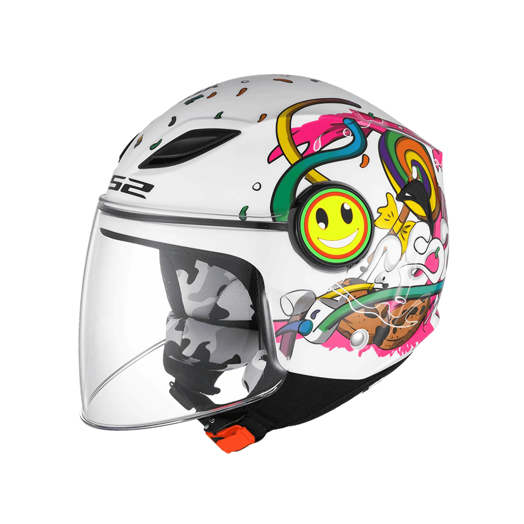 西班牙LS2 OF602 FUNNY 進口 輕量透氣 兒童安全帽 齒排扣 抗UV 童帽