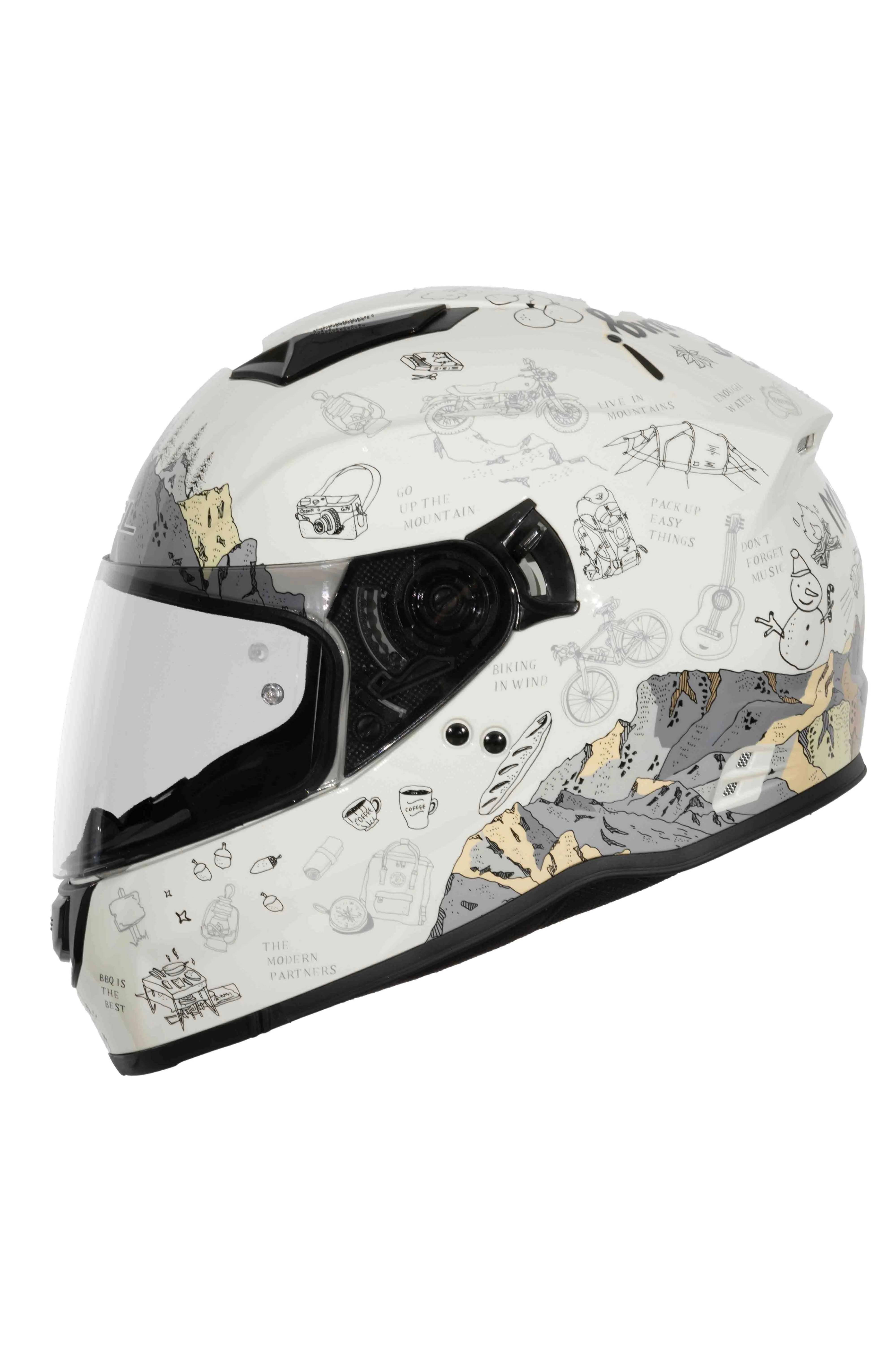 SOL SF-7 探險者 內墨鏡 眼鏡溝 耳機槽 金屬排齒釦 全罩安全帽 附送押尾