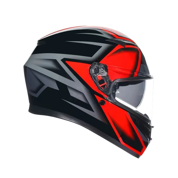 AGV K3 COMPOUND BLACK RED 亮黑紅 內墨片 全罩安全帽 亞洲版 公司貨 附鴨尾
