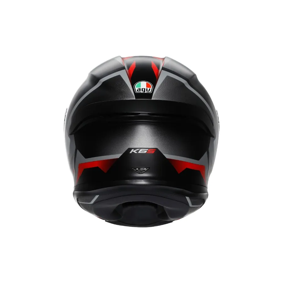 AGV K6 S KARVE 消光黑白紅 公司貨 亞洲版 碳纖維 全罩安全帽 新款 K6S 輕量 大鴨尾