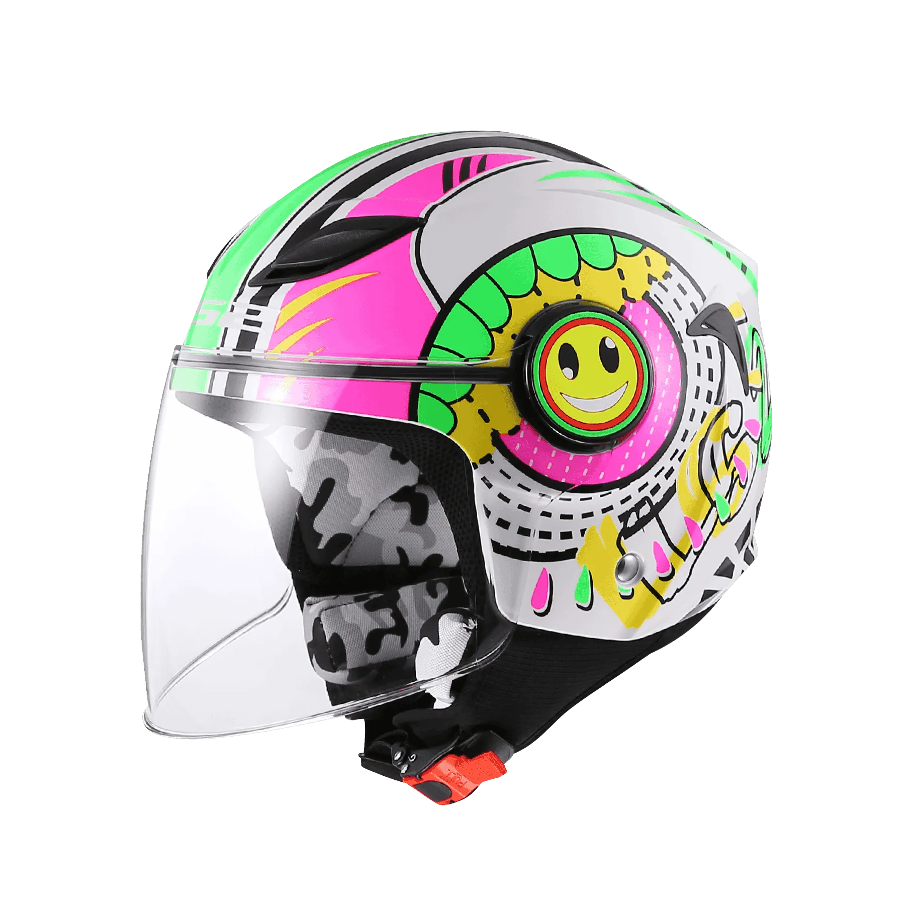 西班牙LS2 OF602 FUNNY 進口 輕量透氣 兒童安全帽 齒排扣 抗UV 童帽