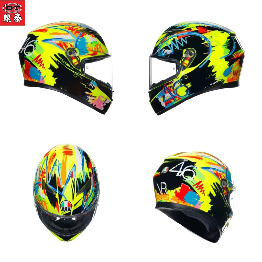 AGV K3 ROSSI WINTER TEST 2019 羅西 內墨片 全罩安全帽 亞洲版 公司貨 附鴨尾