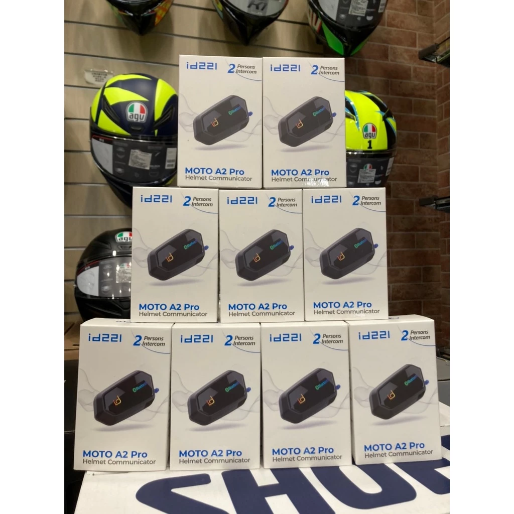 id221 MOTO A2 Pro 安全帽藍芽耳機 高音質 高電量 混音功能 前後對講 中英文提示 現貨