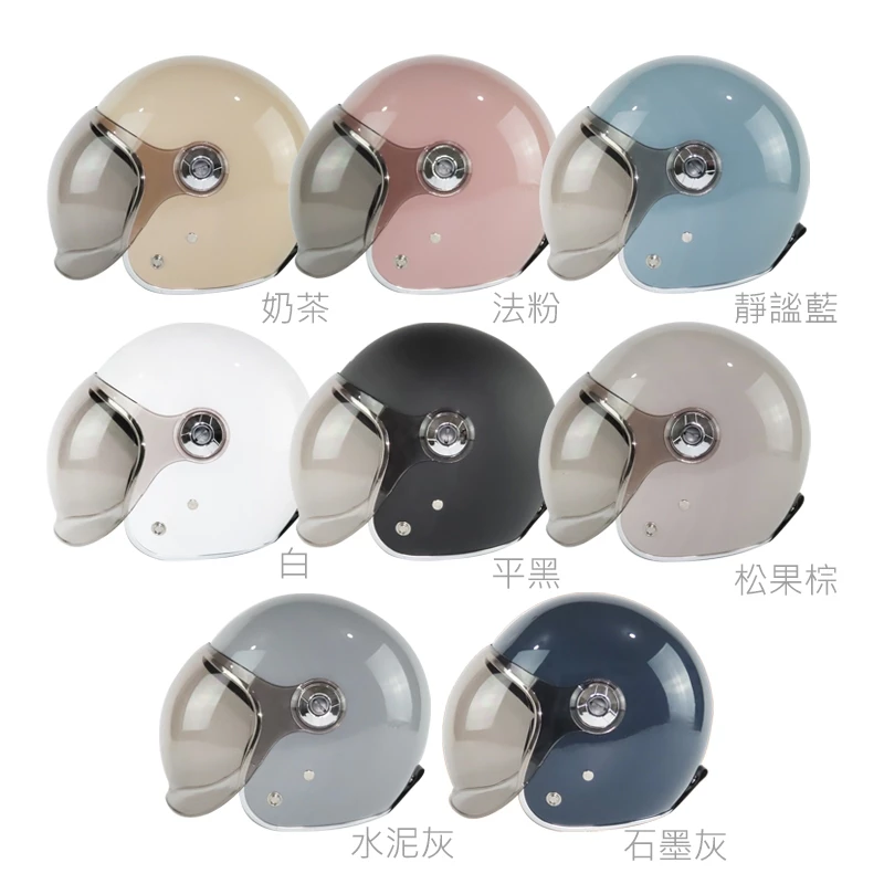  華泰 K-803P 泡泡鏡小可愛 半罩安全帽 插扣復古帽 全拆洗 K803P