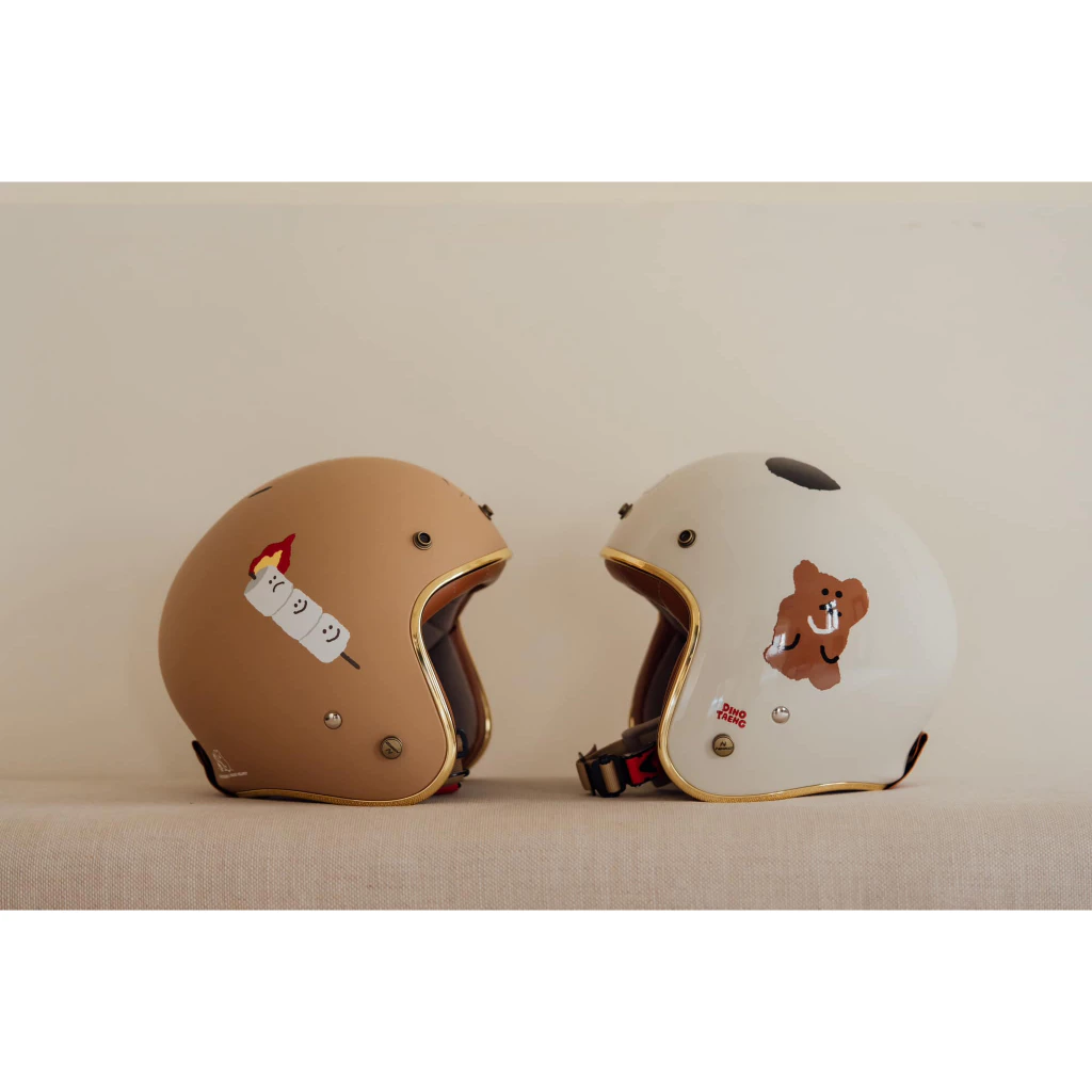   NIKKO X DINOTAENG 聯名 復古安全帽 韓國 矮袋鼠 QUOKKA BOBO N401