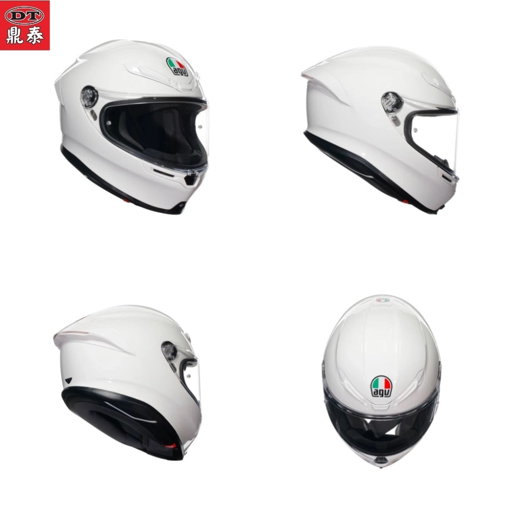 AGV K6 S WHITE 亮白 亞洲版 全罩 安全帽 新款 K6S 碳纖輕量 大鴨尾 公司貨