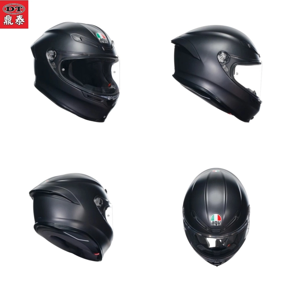 AGV K6 S MATT BLACK 消光黑 亞洲版 全罩 安全帽 新款 K6S 碳纖輕量 大鴨尾 公司貨