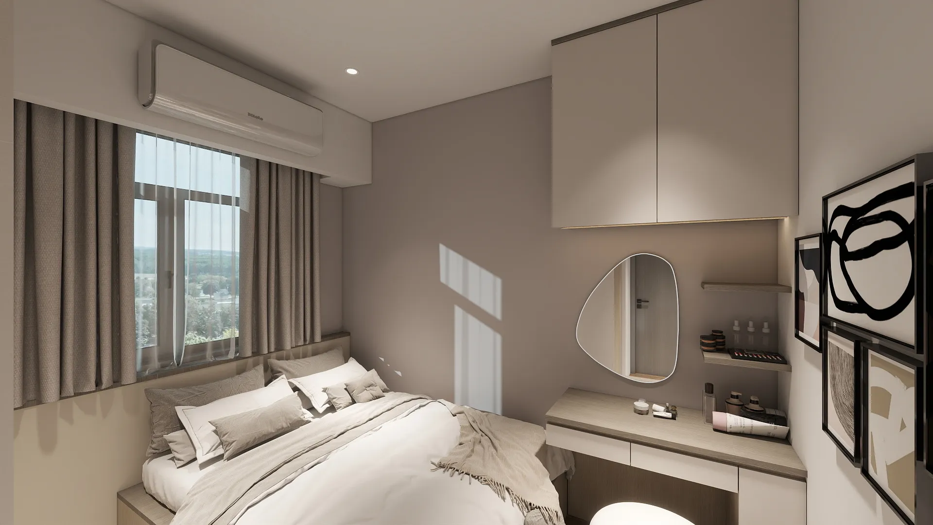 【彰化合新城峰兩房設計】｜北歐風 × 小宅放大術｜14 坪質感住宅｜邸苑室內設計