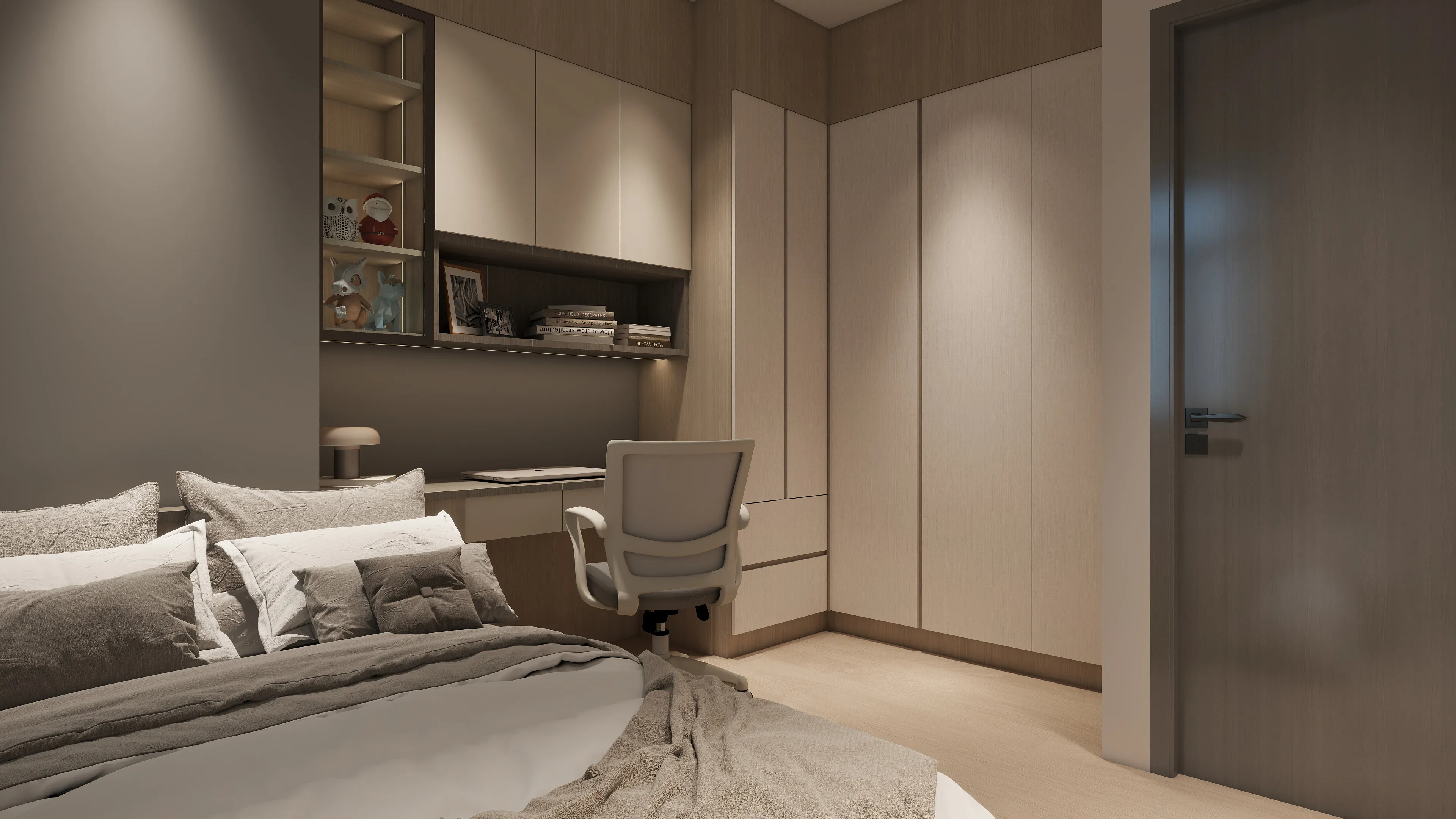 「侘寂」與「北歐」的垂直對話：秀水鴻茂富匯透天別墅，邸苑打造 37.5 坪感官藝術居所。