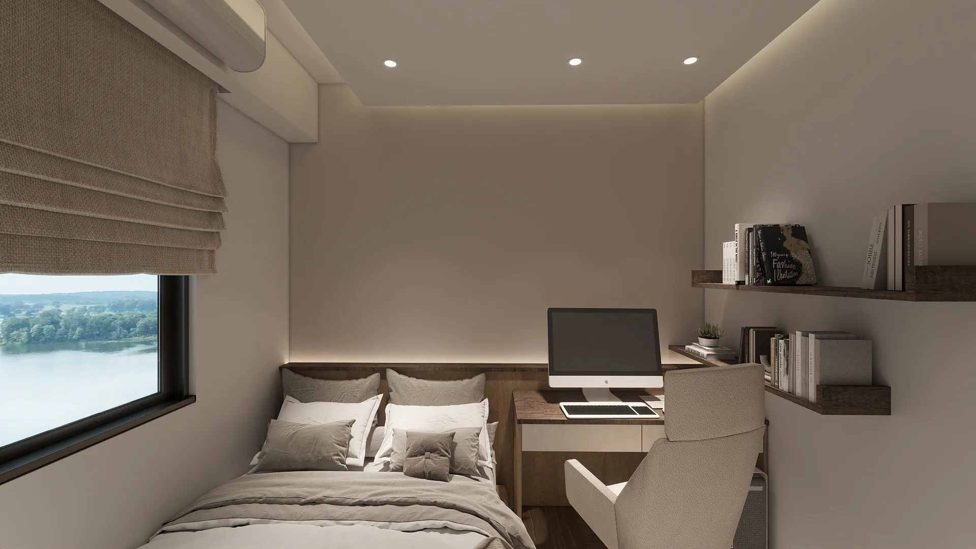 【大塊藏硯兩房現代簡約風】｜北屯室內設計｜19坪小坪數規劃案例｜邸苑室內設計