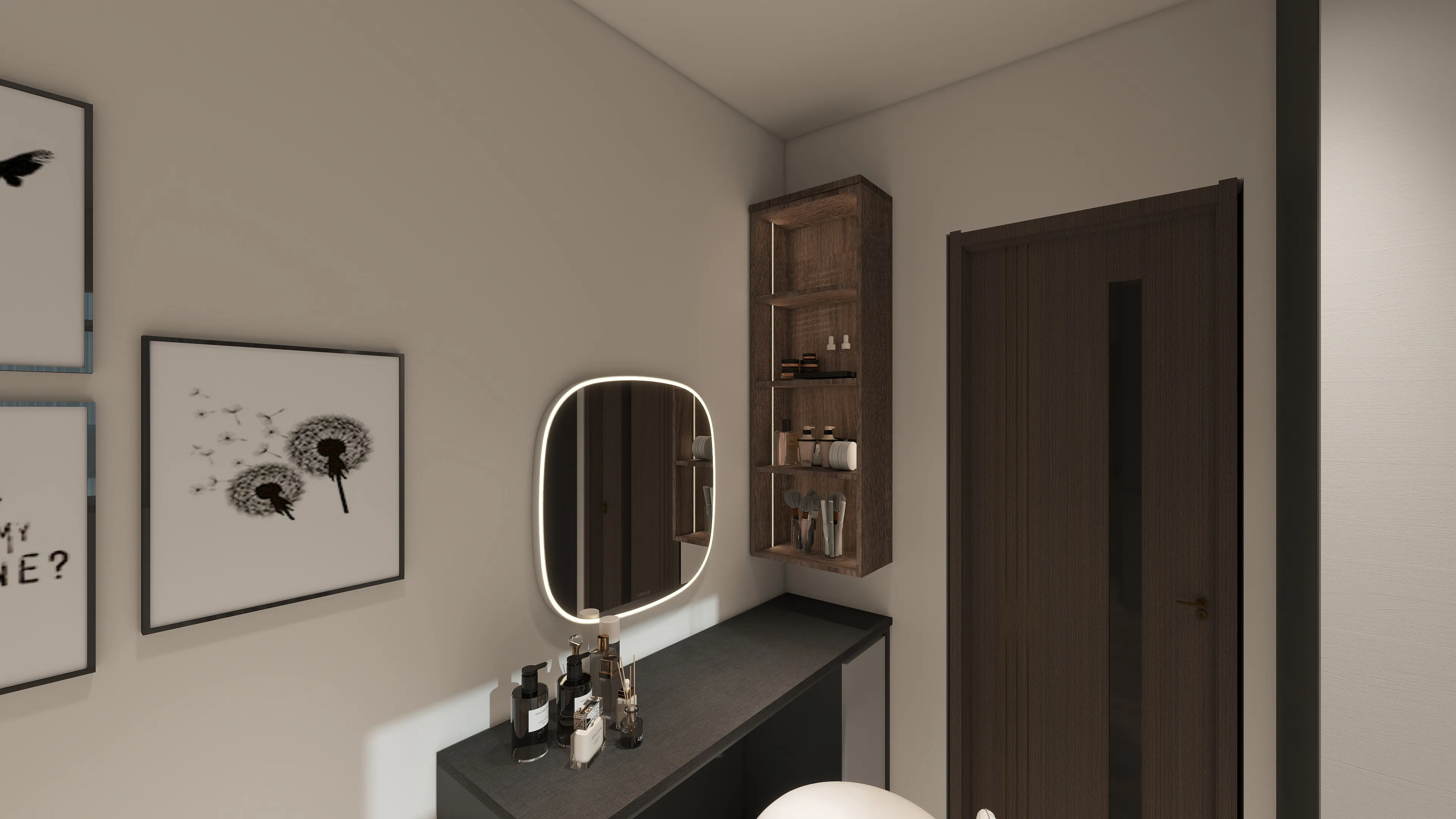 沙鹿勝興興站裝潢必學！邸苑「以簡馭繁」生活哲學：19.5 坪三房的隱形收納術，預演從容的日常儀式感。