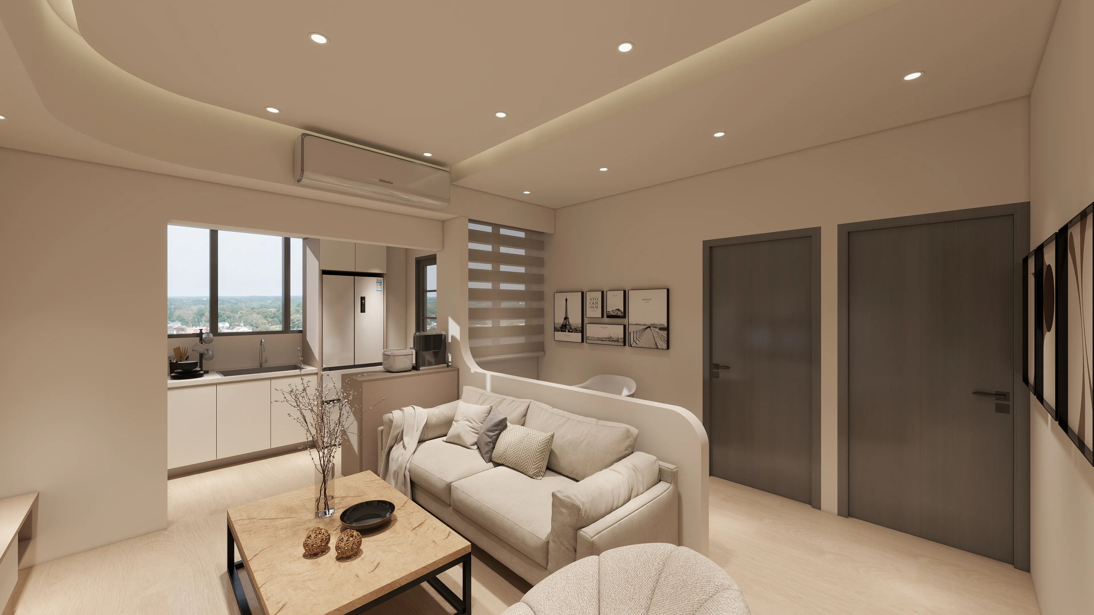 月繳2萬起入主「光明苑」精華兩房，高坪效美型收納與木地板設計，讓14.5坪打造極簡理想家！