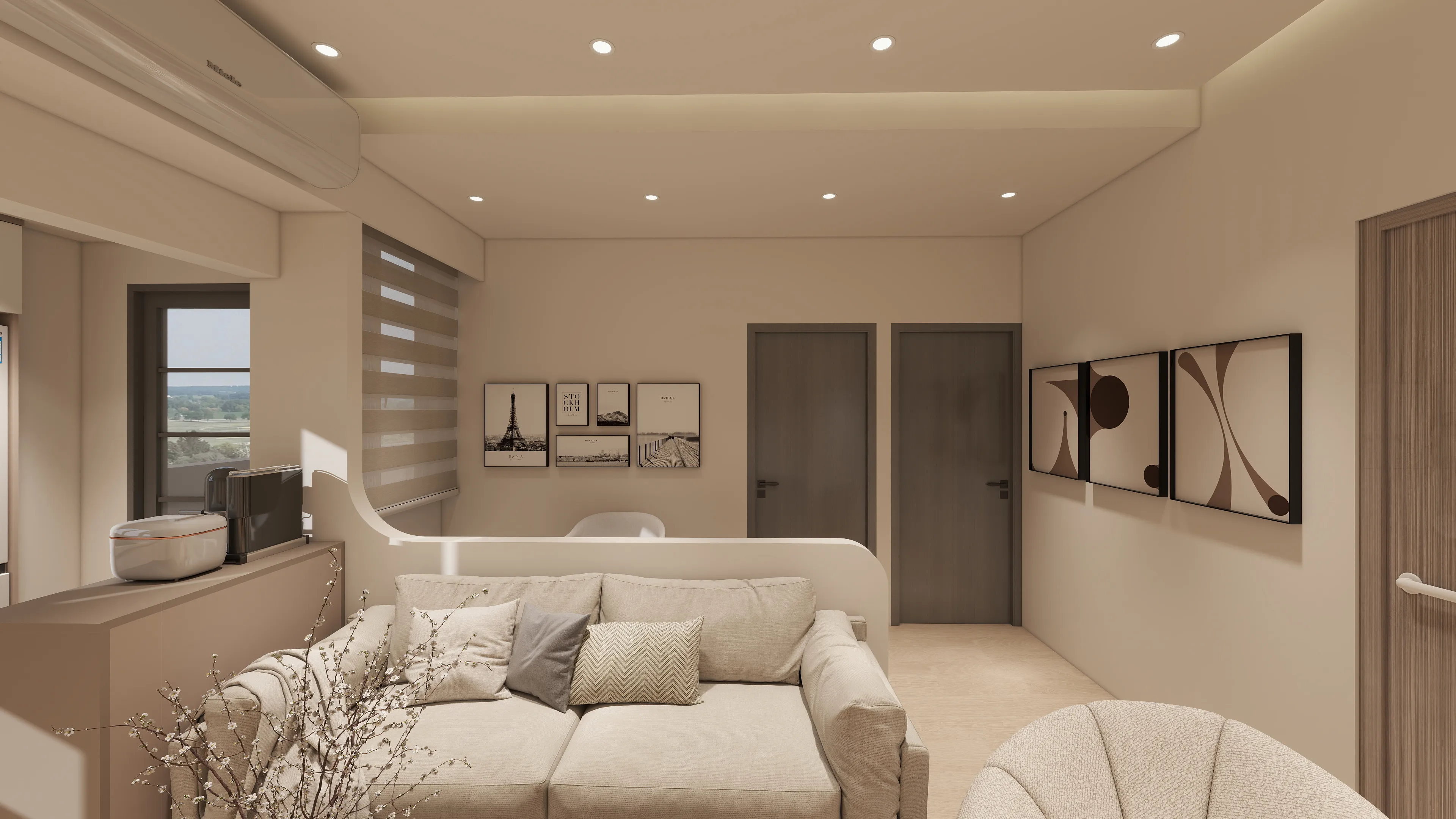 月繳2萬起入主「光明苑」精華兩房，高坪效美型收納與木地板設計，讓14.5坪打造極簡理想家！