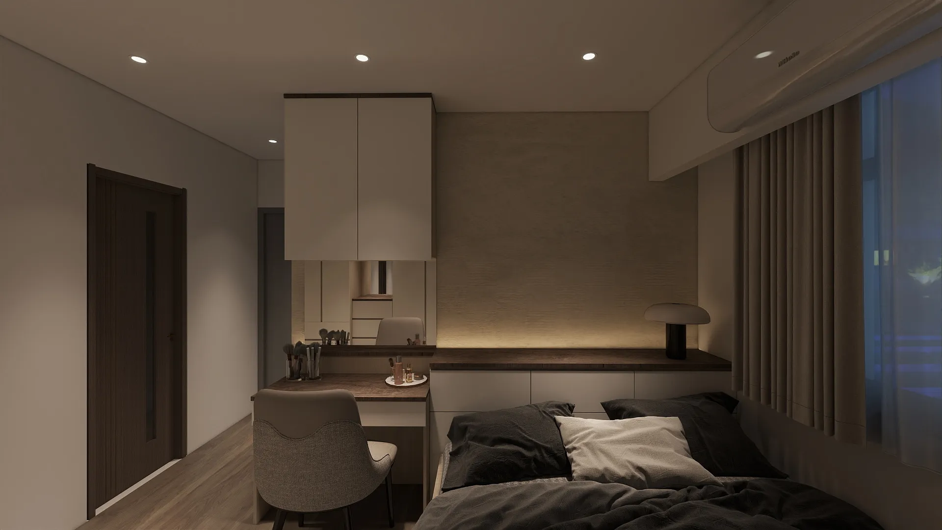 【台中北屯南悅豐映三房設計】｜現代風 × 輕奢質感生活｜23 坪住宅規劃｜邸苑室內設計