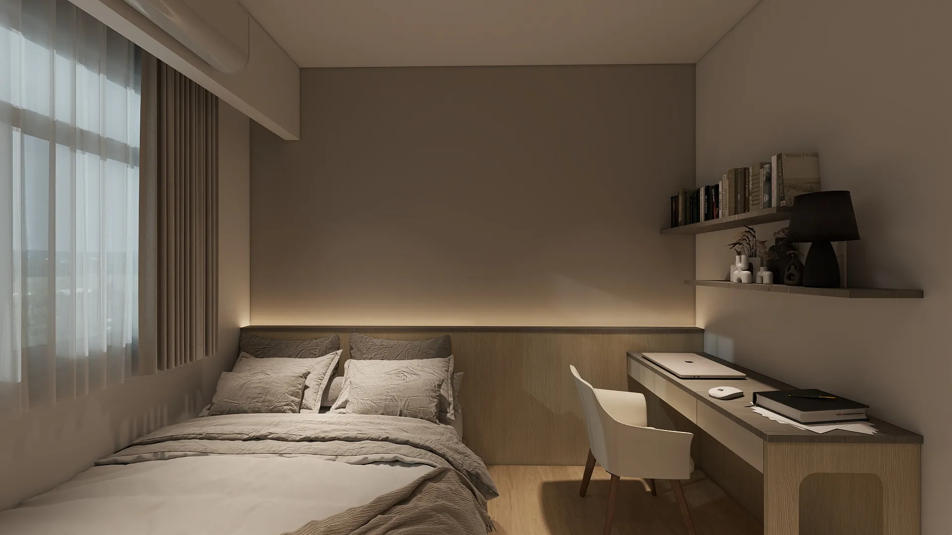 【磐興寬心四房設計】日系簡約 × 26 坪住宅規劃｜台中北屯｜邸苑室內設計