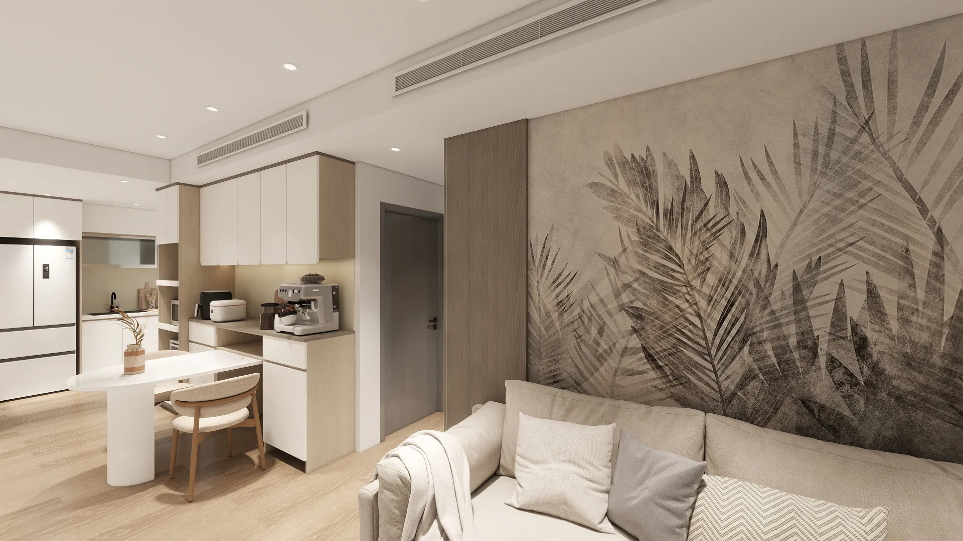 【彰化合新城峰兩房設計】｜北歐風 × 小宅放大術｜14 坪質感住宅｜邸苑室內設計