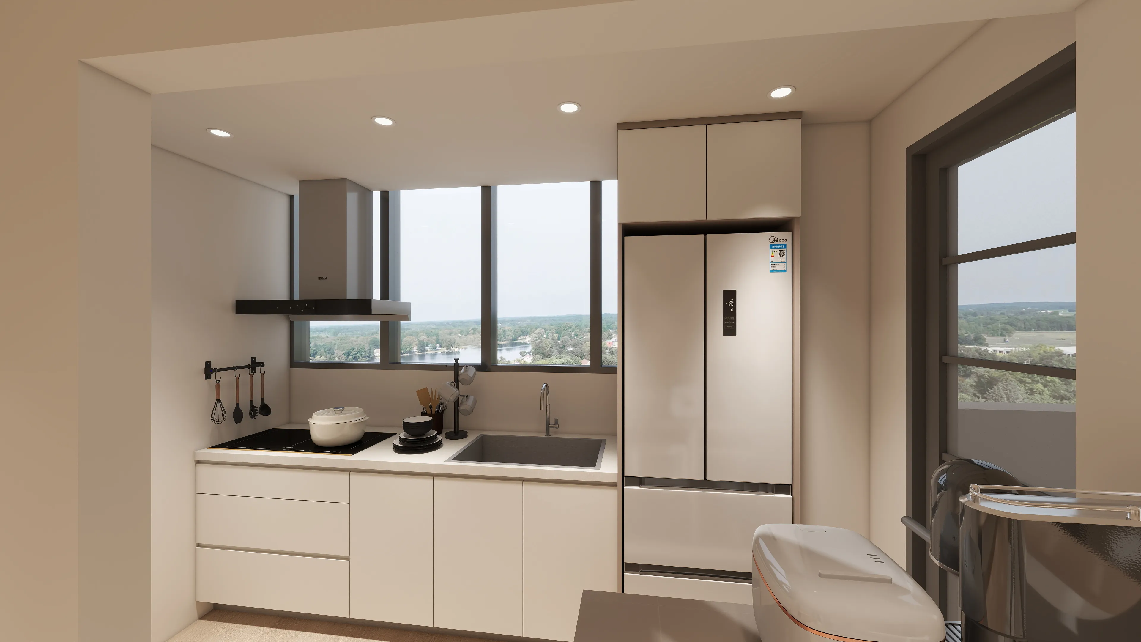 月繳2萬起入主「光明苑」精華兩房，高坪效美型收納與木地板設計，讓14.5坪打造極簡理想家！