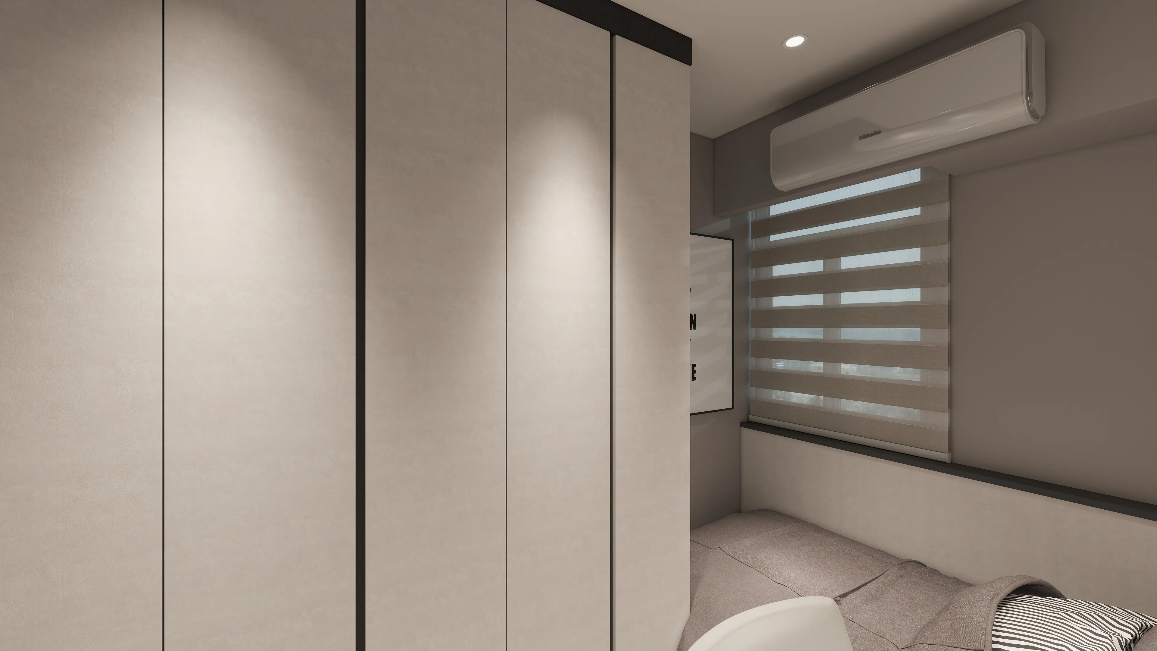 沙鹿勝興興站裝潢必學！邸苑「以簡馭繁」生活哲學：19.5 坪三房的隱形收納術，預演從容的日常儀式感。