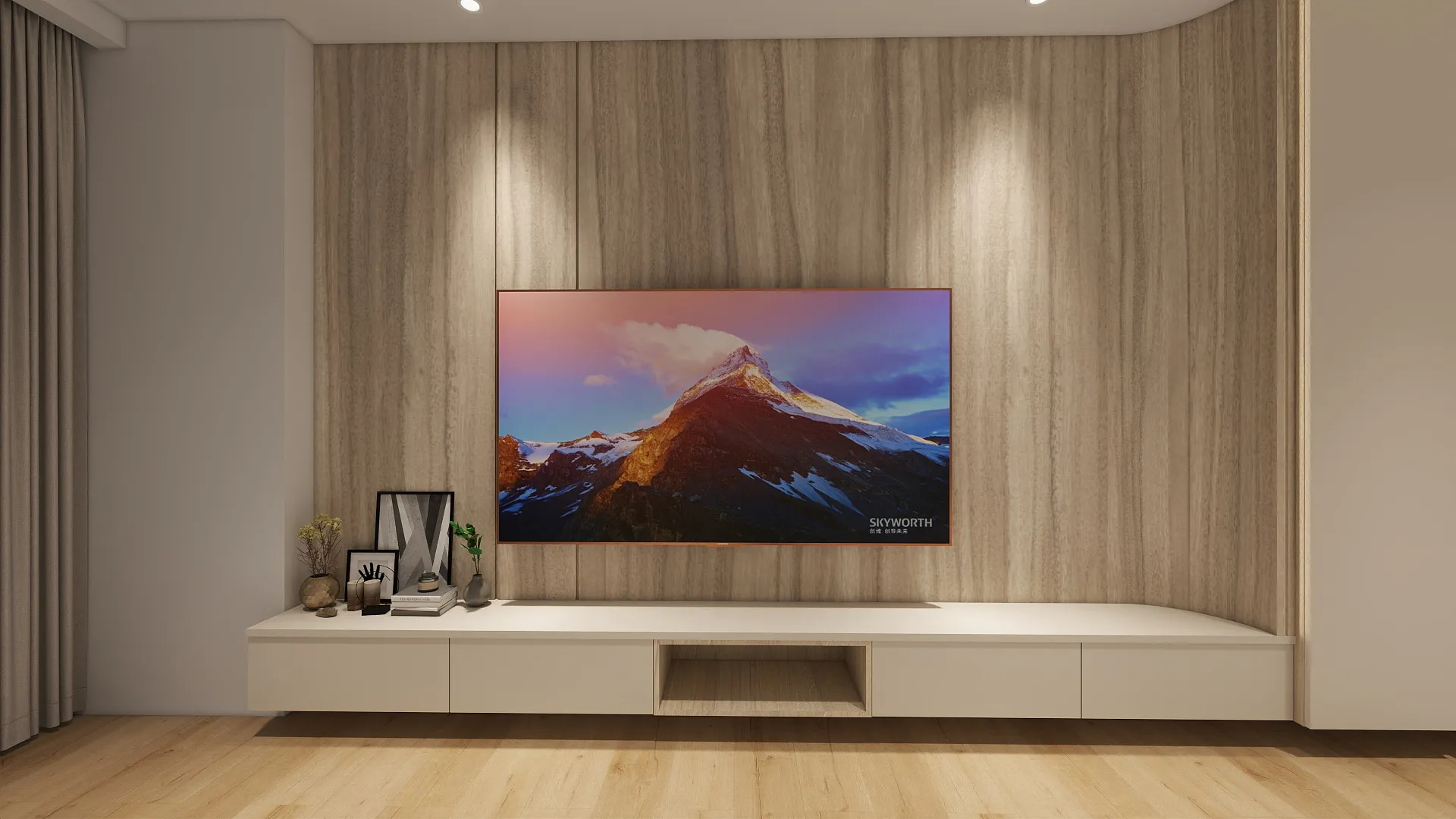 邸苑室內設計-益翔有藝仕 A7-客廳電視櫃-北歐風