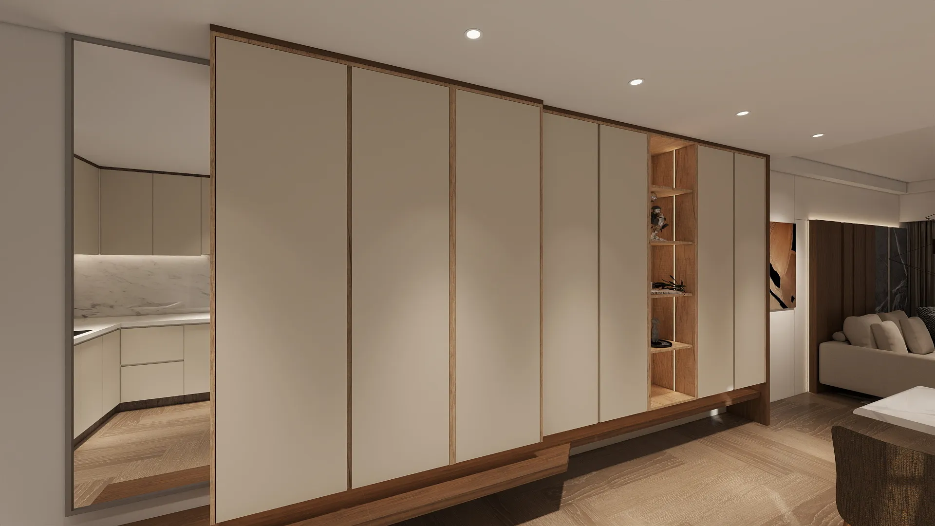 邸苑室內設計-大塊藏硯 G-玄關收納櫃-現代簡約風