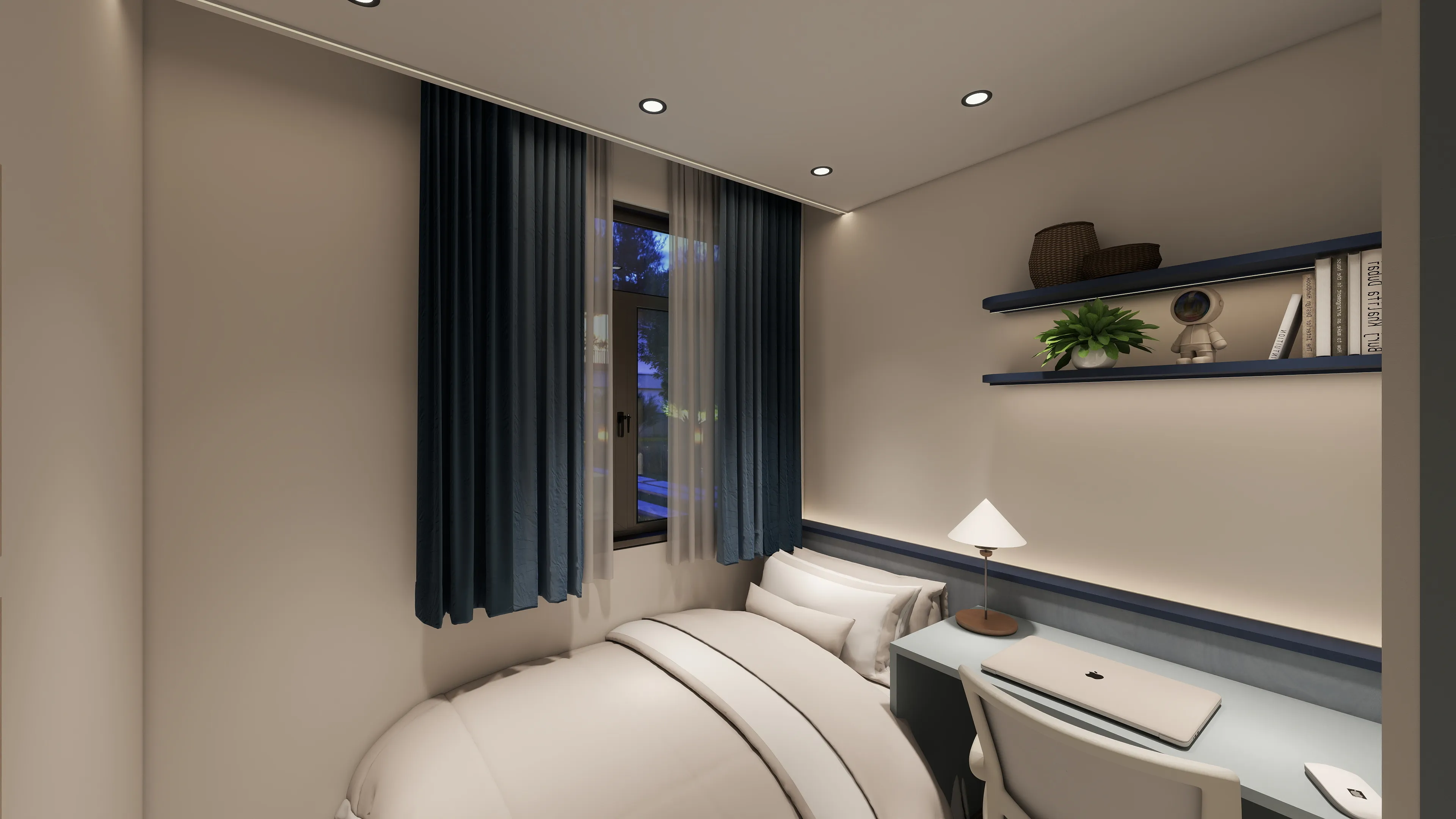 邸苑室內設計-豐邑太原YES-次臥室2 書桌-現代風