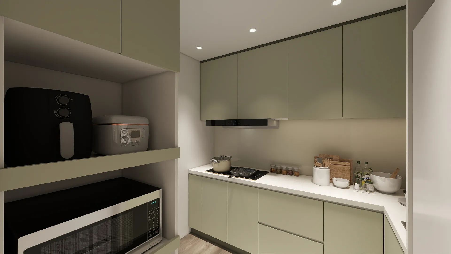 邸苑室內設計-登陽釀時光 A2-廚房-北歐風&日系簡約