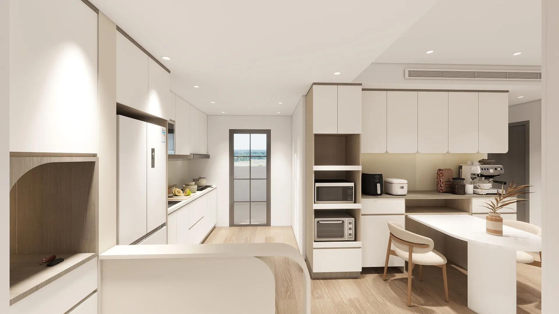 邸苑室內設計-合新城峰 2房-廚房-北歐風