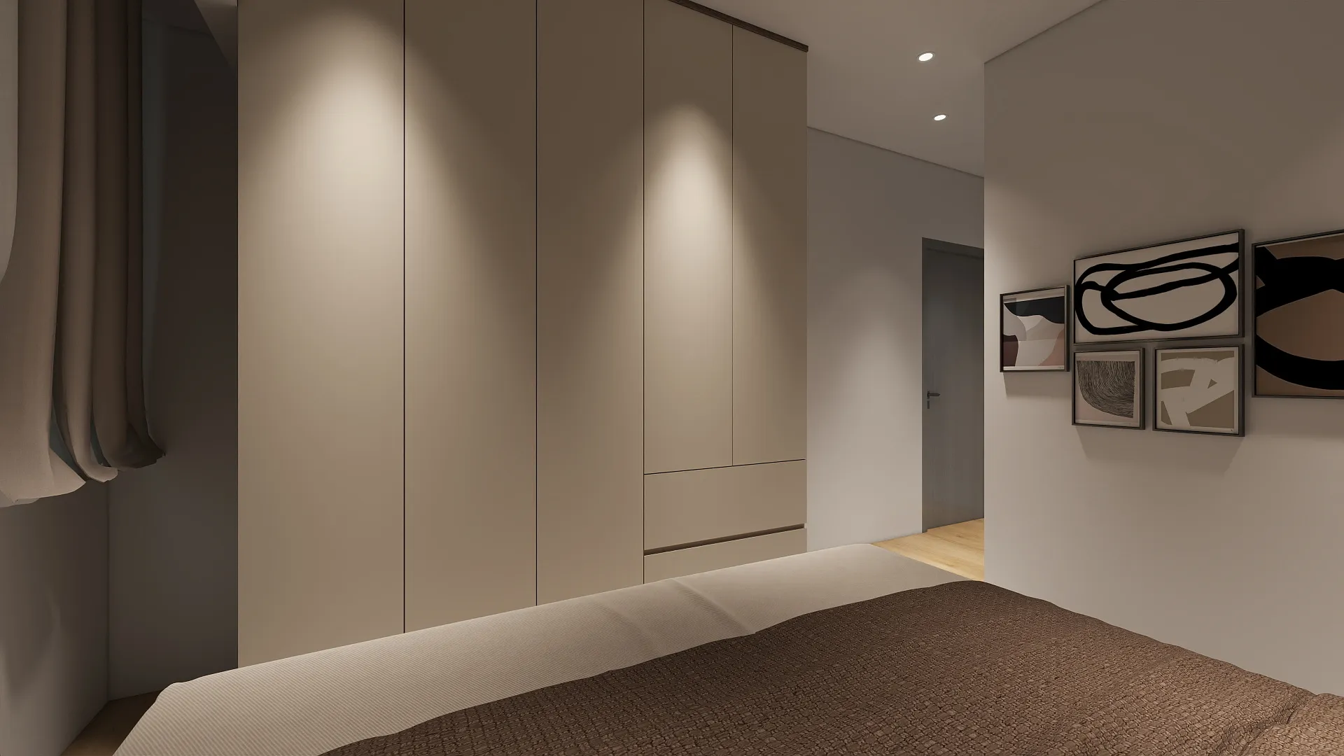 邸苑室內設計-益翔有藝仕 A7-主臥衣櫃-北歐風