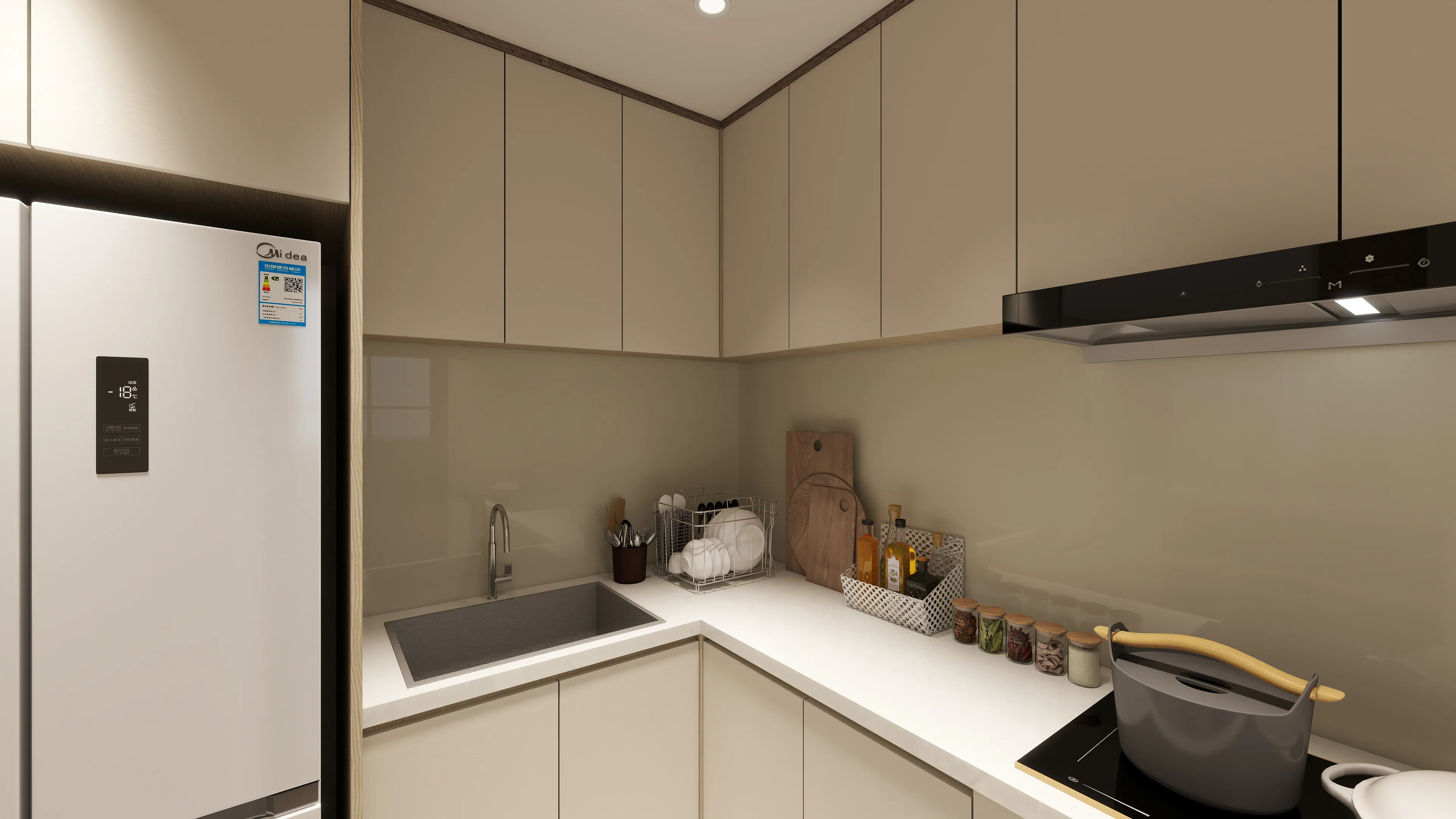 邸苑室內設計-鹿江風華-廚房-北歐風