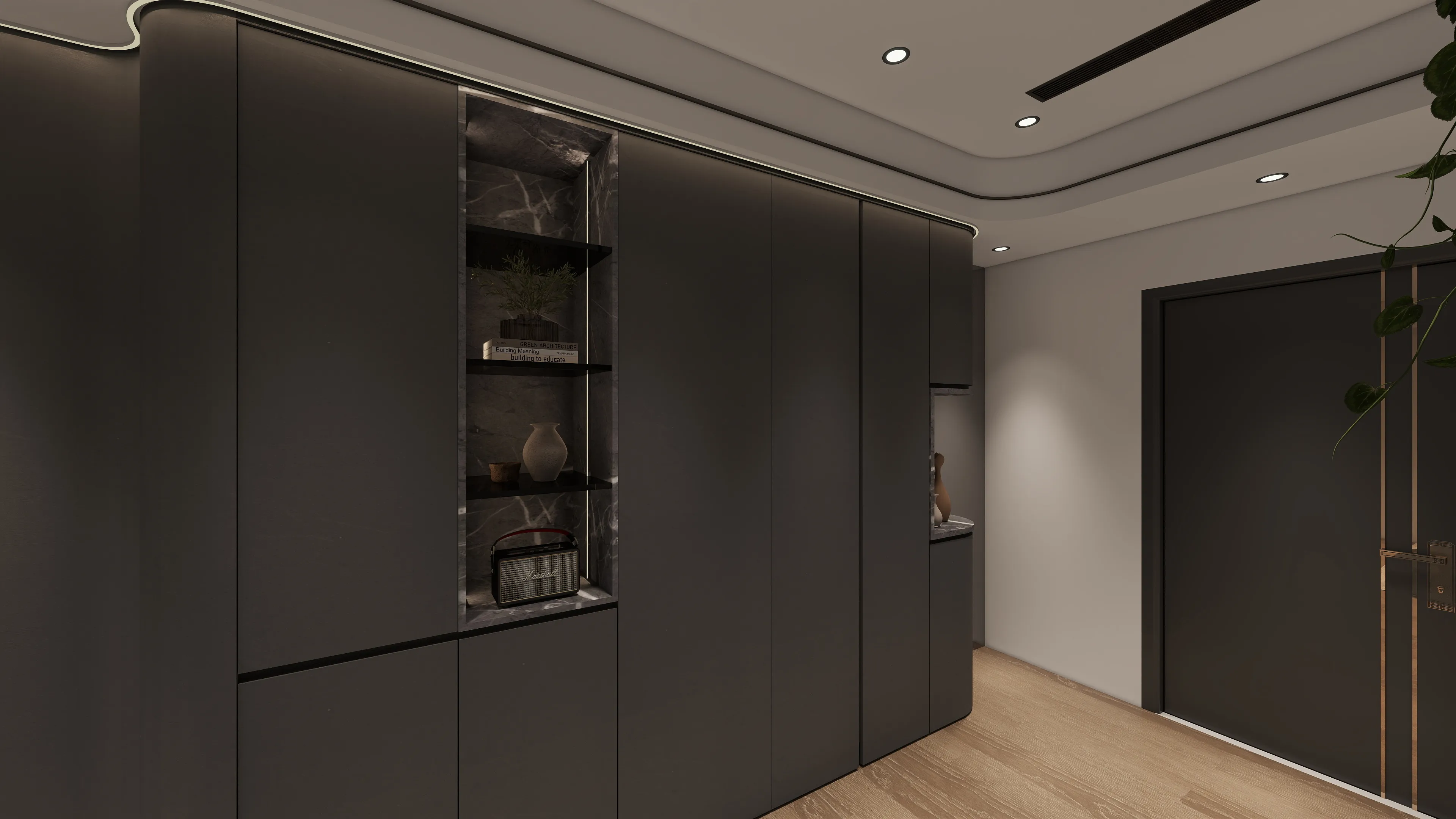 邸苑室內設計-豐邑太原YES-客廳收納櫃-現代風