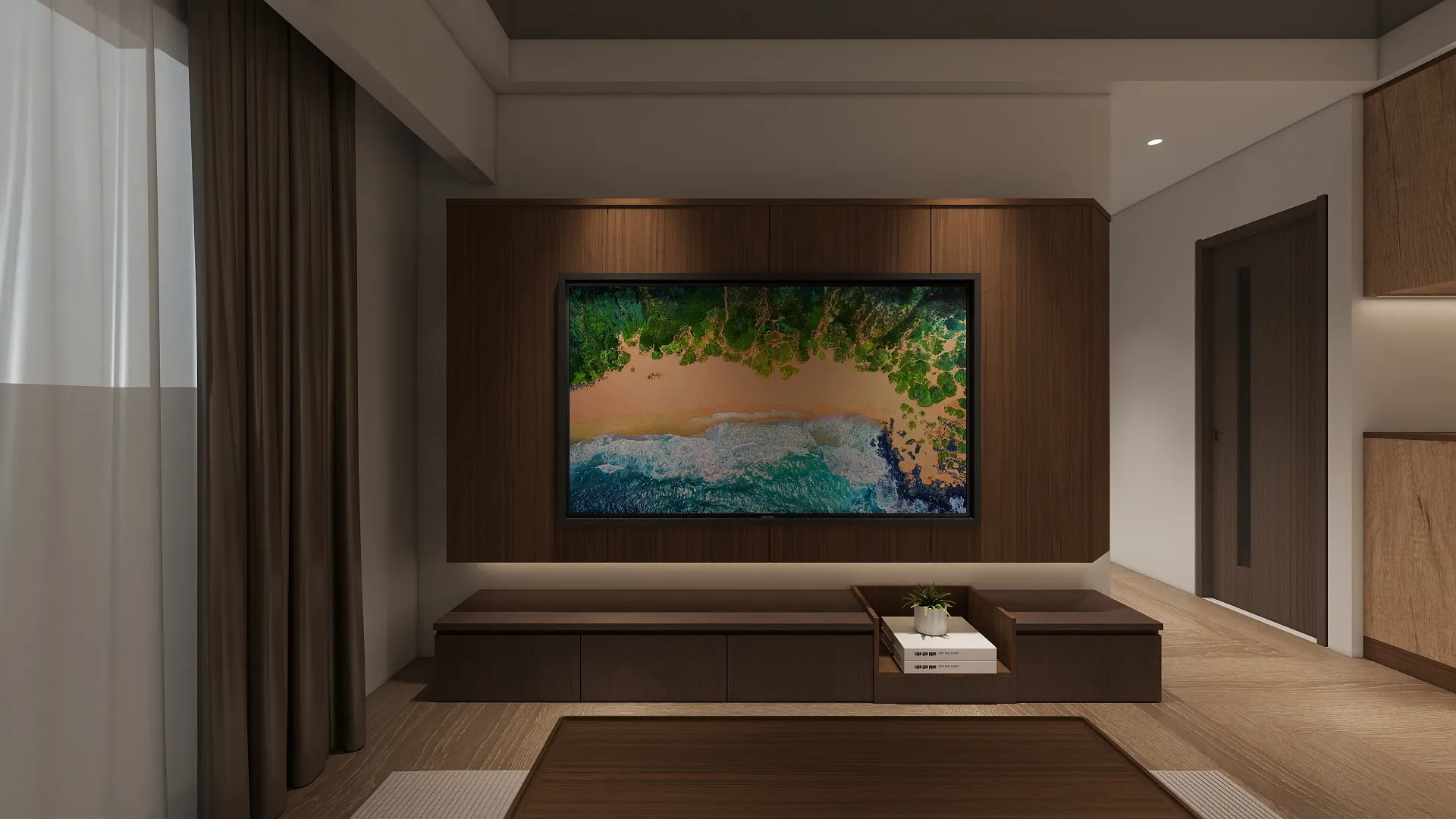 邸苑室內設計-大塊藏硯 G-客廳電視櫃-現代簡約風