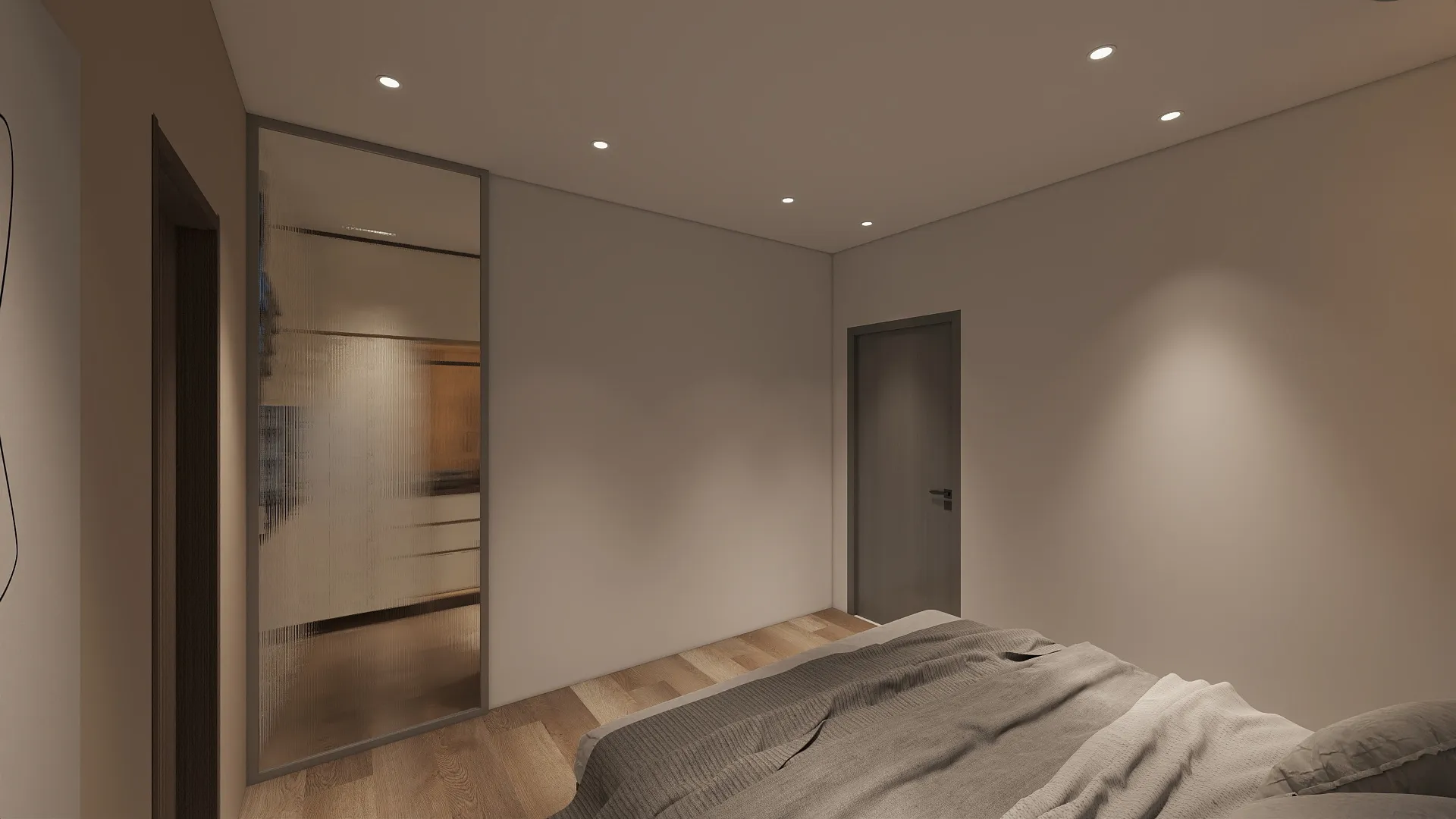 邸苑室內設計-御閑之森 2房 B type-臥室-現代簡約