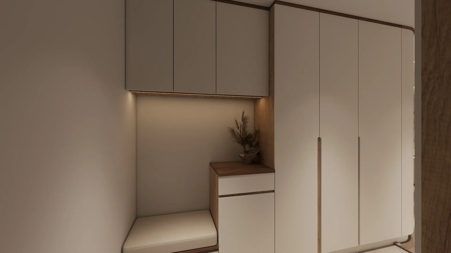 邸苑室內設計-勝興豐境 A1B1-玄關 -北歐風