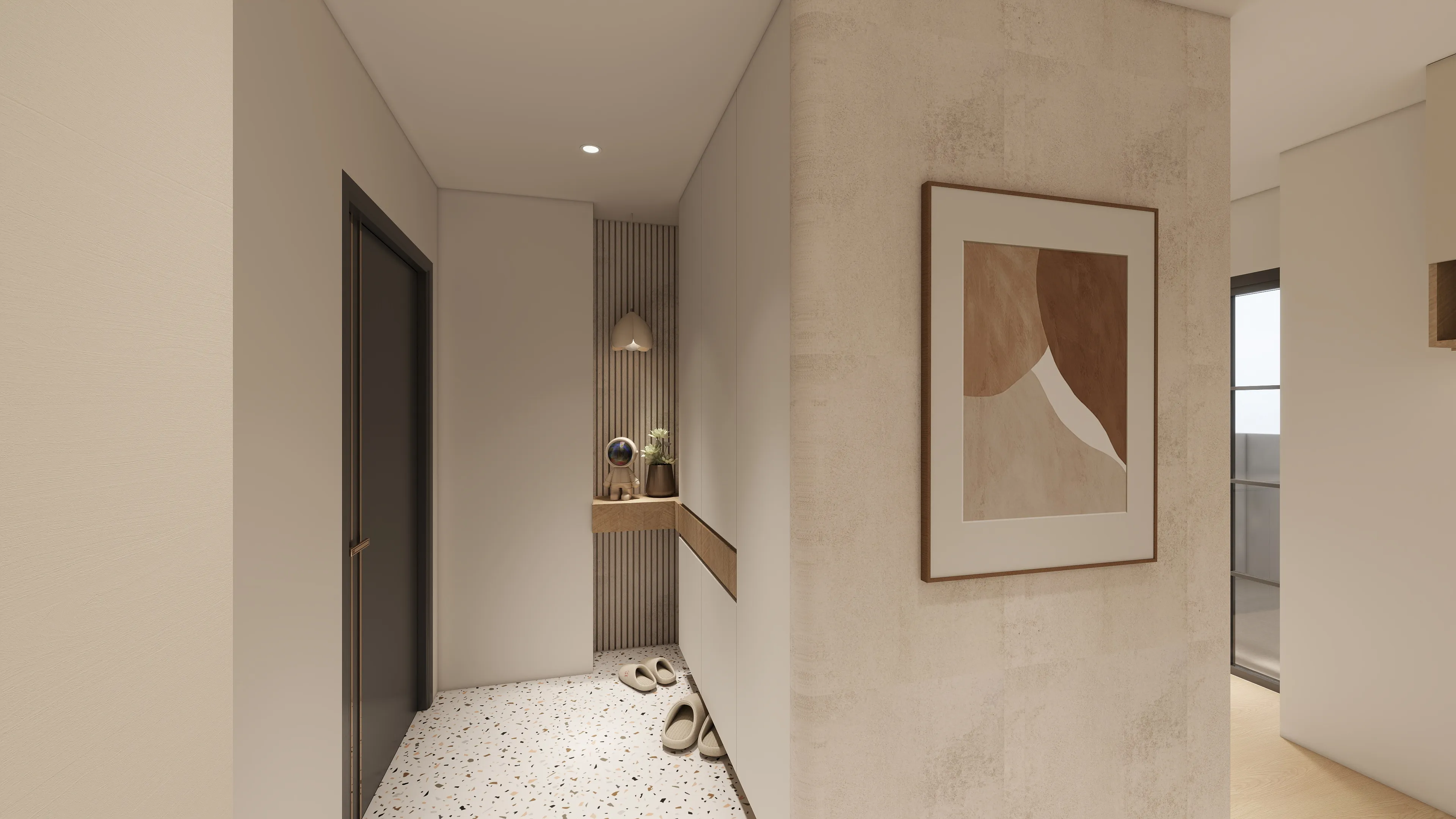 邸苑室內設計-鹿江風華-玄關-北歐風