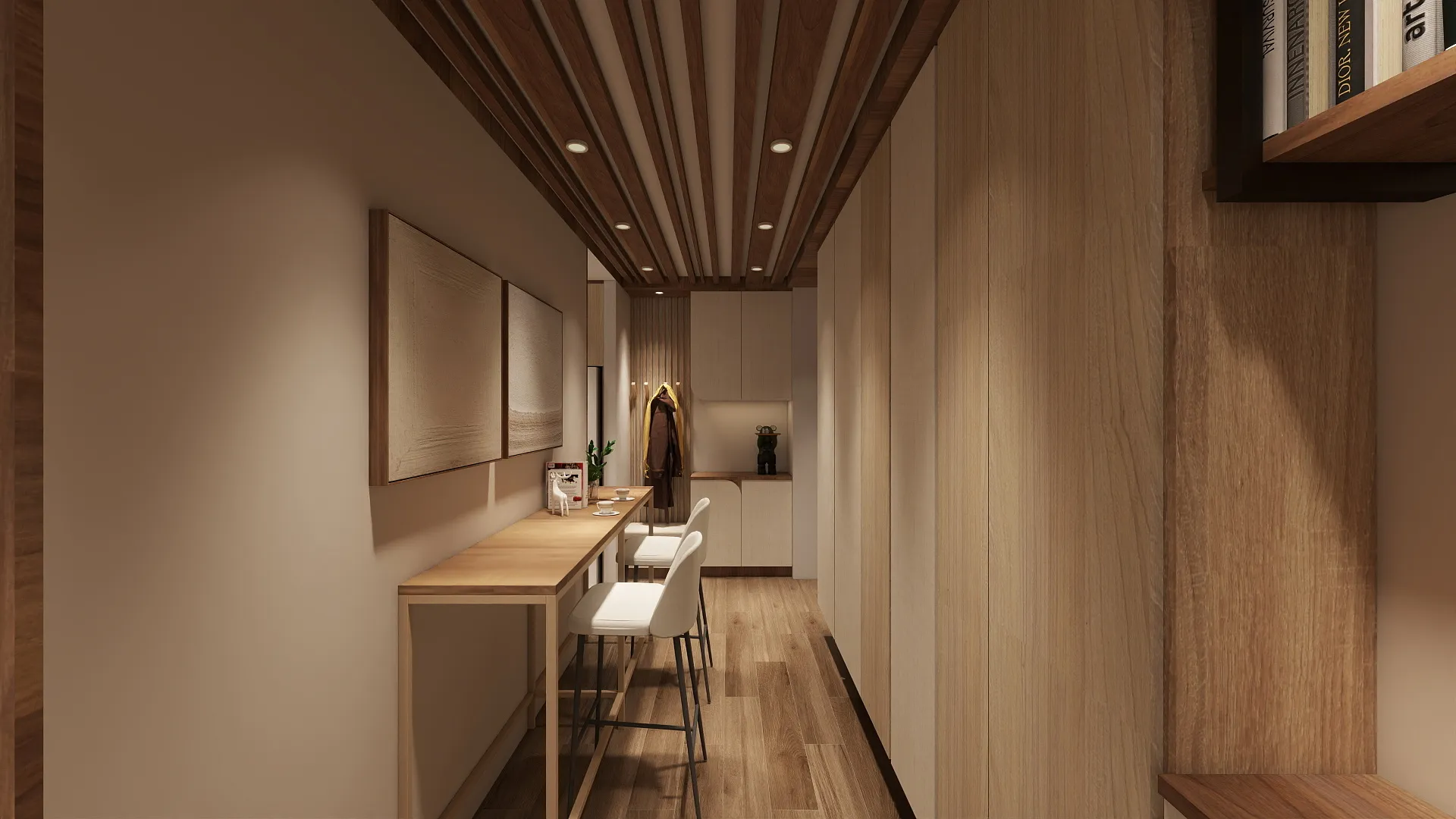 邸苑室內設計-聚佳大值 2房-客廳收納櫃-北歐 × 鄉村風