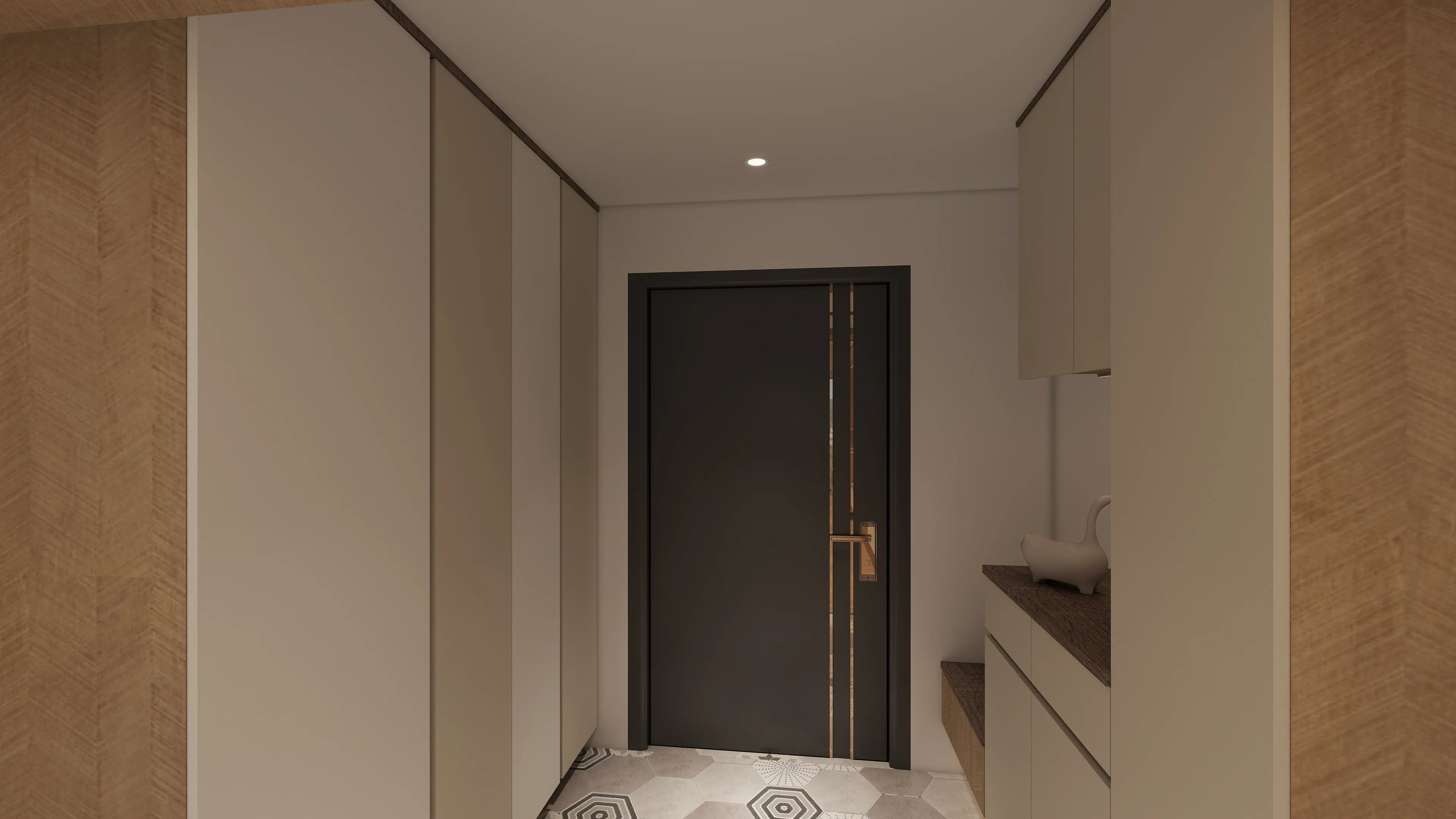 邸苑室內設計-麗晨花果山 C-玄關收納-北歐&日系簡約風