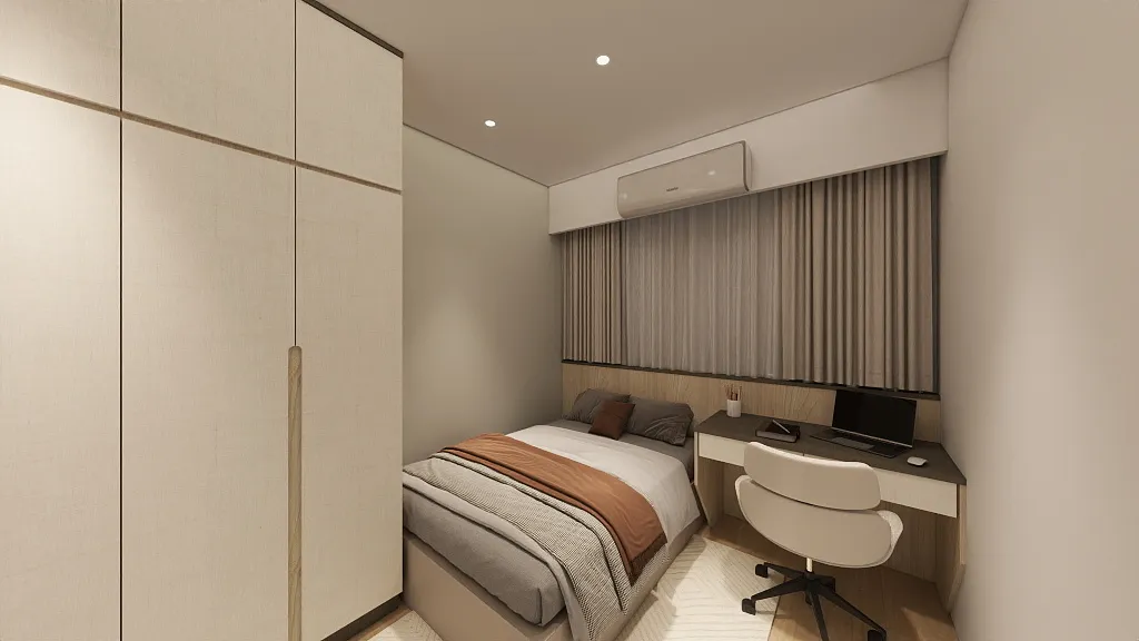 邸苑室內設計-元城上萃 3房-次臥2衣櫃-北歐風
