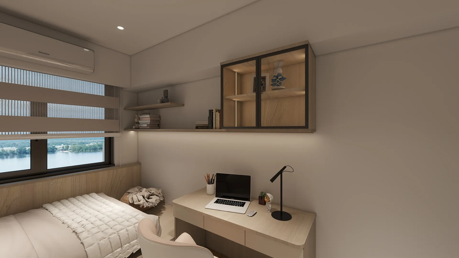 邸苑室內設計-益翔有藝仕 A7-次臥2書桌-北歐風