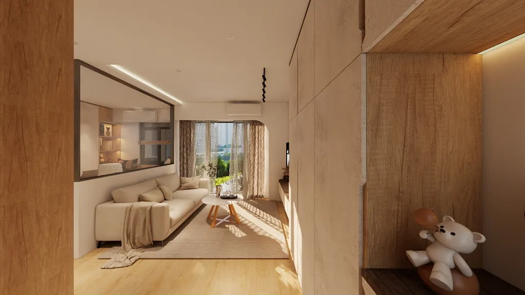 邸苑室內設計-元城上萃 2房-玄關-北歐風