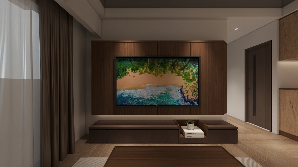 【大塊藏硯兩房現代簡約風】｜北屯室內設計｜19坪小坪數規劃案例｜邸苑室內設計