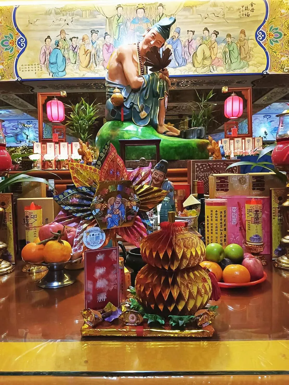 客製化花禮-吉祥寶湖扇